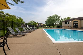 Pool with sundecks